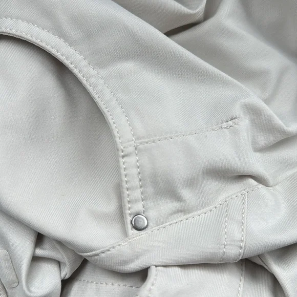 Lululemon City Sleek 5 Pocket Wide Leg High Rise 7/8 Length Pants 29 white opal - Picture 2 of 7